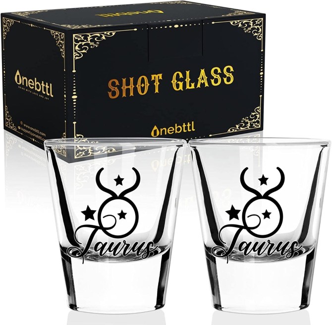 Onebttl Taurus Shot Glass Set of 2 Amazon