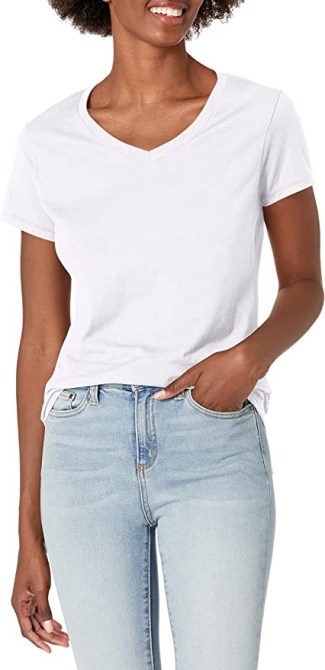 Hanes X-Temp V-Neck T-Shirt Amazon