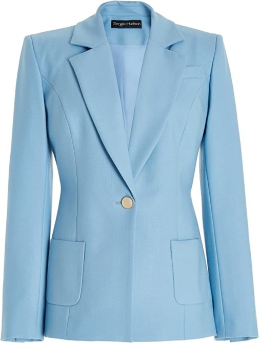 Sergio Hudson Single Button Blazer Amazon