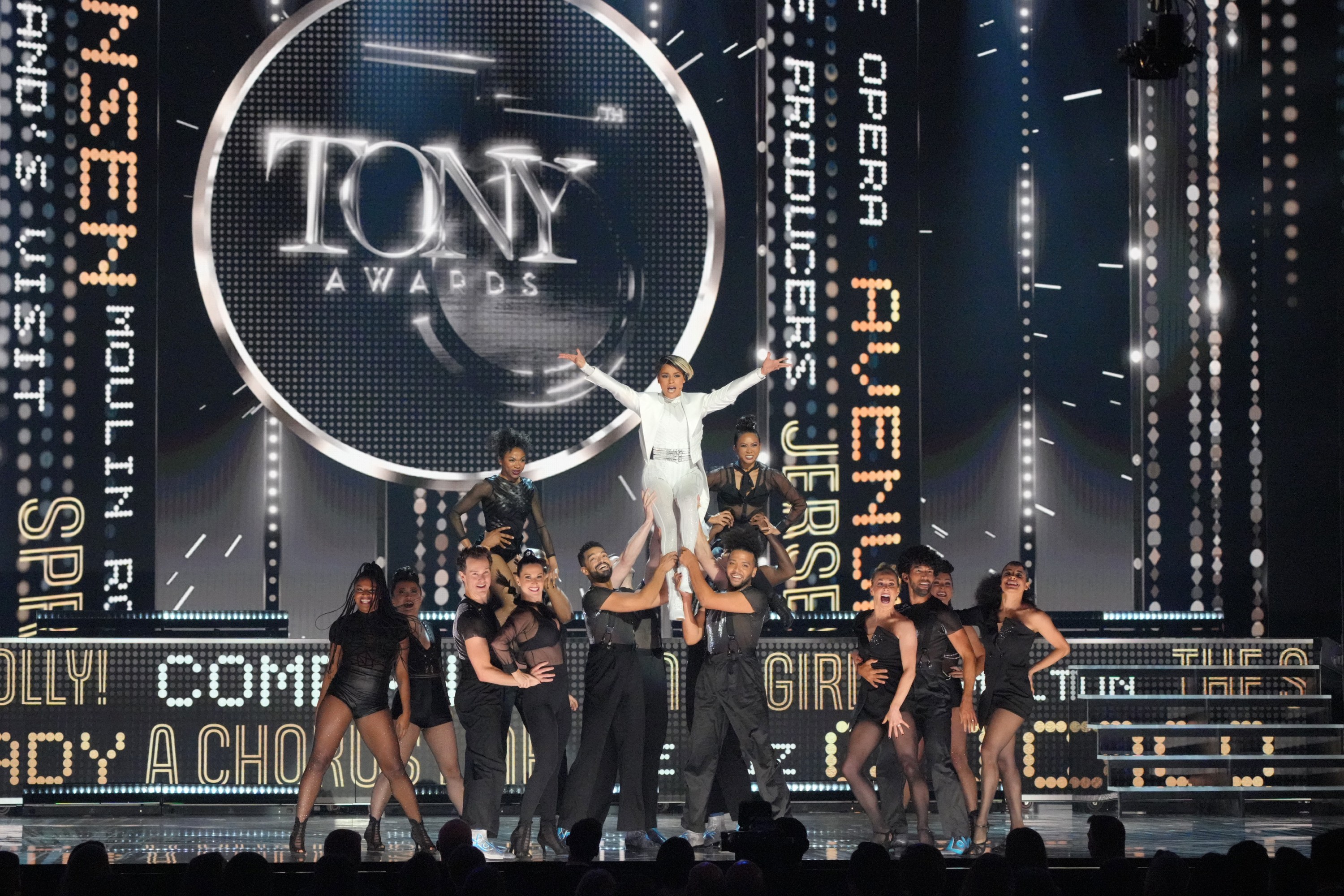 Ariana DeBose performs onstage during the 75th Annual Tony Awards.