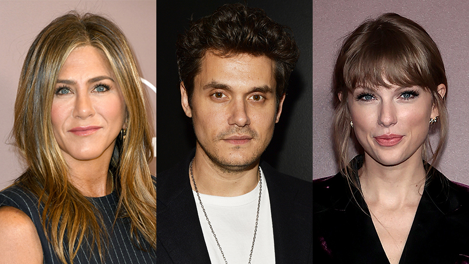Jennifer Aniston, John Mayer, Taylor Swift