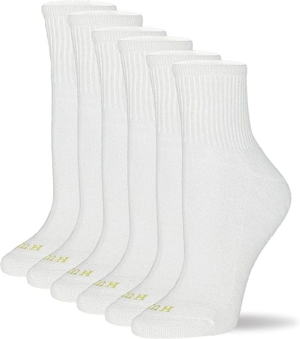 Hue white ankle socks 5-pack