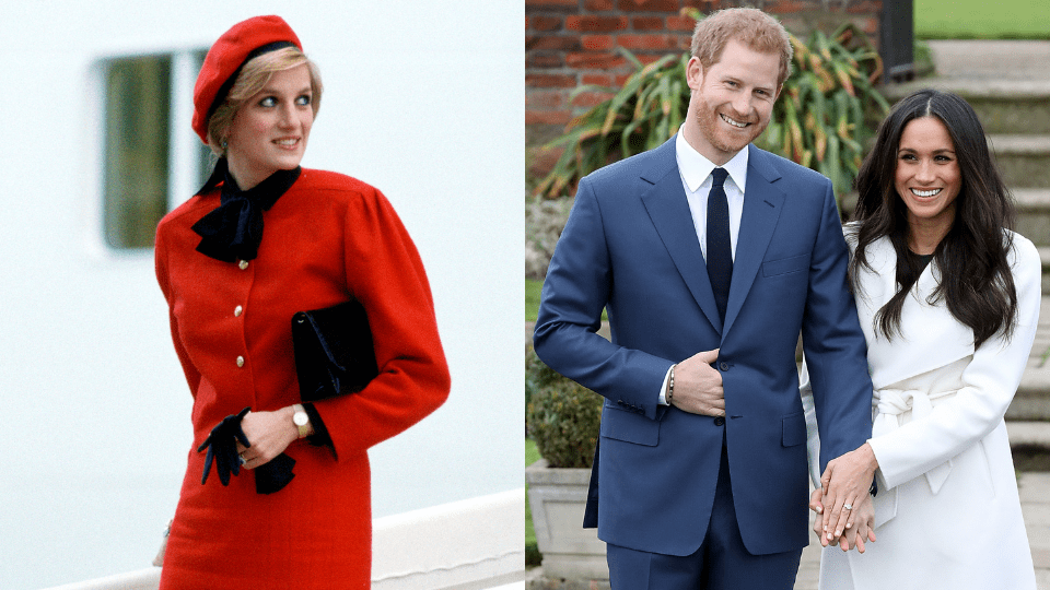 Princess Diana, Prince Harry, Meghan Markle