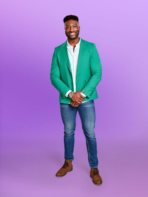 Love Is Blind Season 05. Uche in Season 05 of Love is Blind. Cr.  Monty Brinton/Netflix © 2023