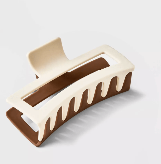 Jumbo Two-Tone Claw Hair Clip - Universal Thread™