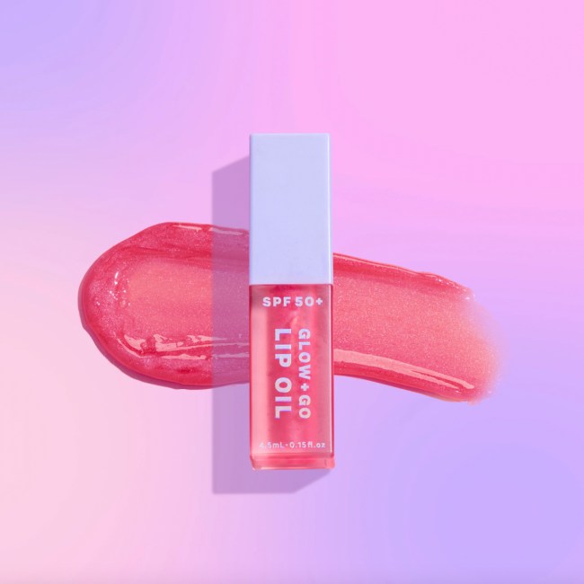 SPF50 Glow + Go Lip Oil in Watermelon