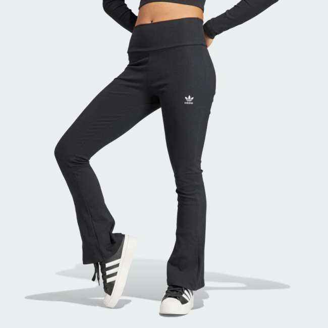 Adidas Black Friday Sale: Essentials Rib Flared Pants