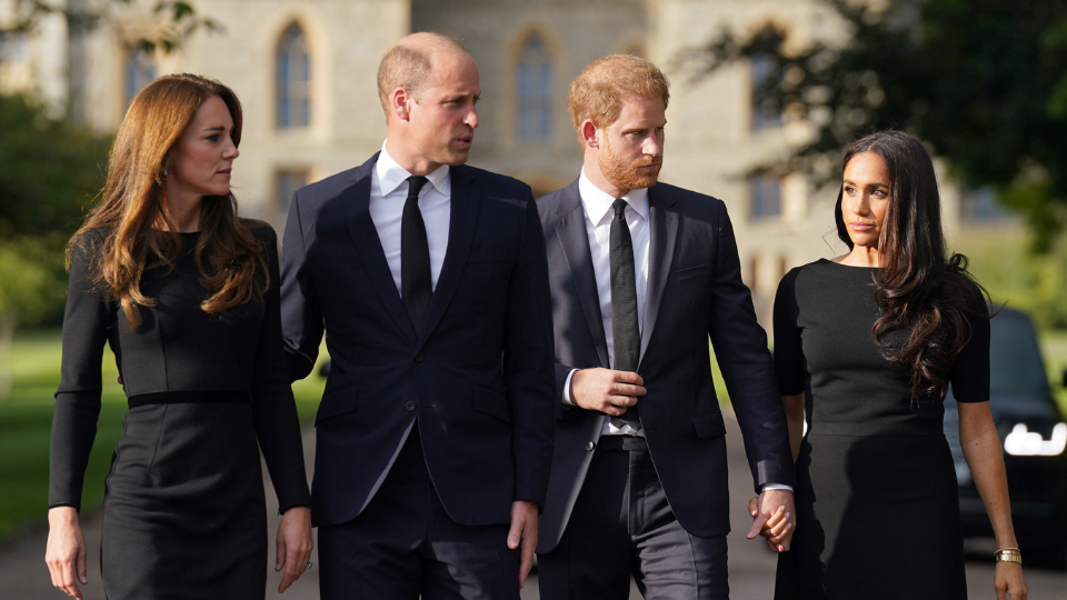 Kate Middleton, Prince William, Prince Harry and Meghan Markle