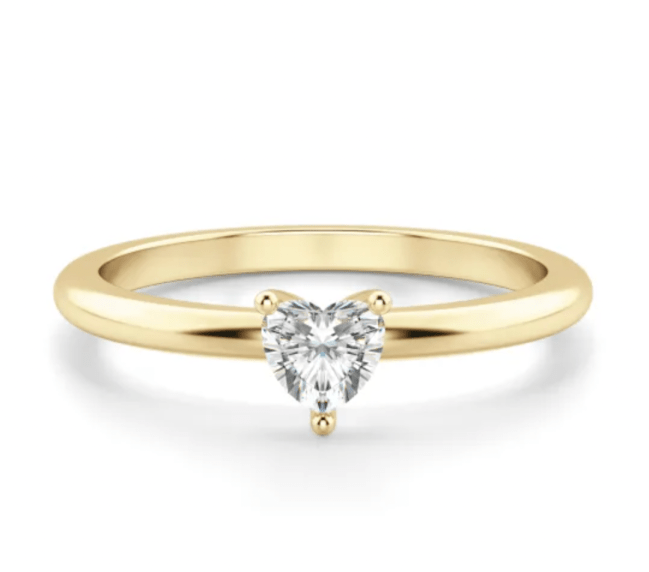 Heart Cut Petite Ring