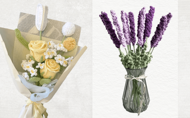 Crochet Flower Bouquet