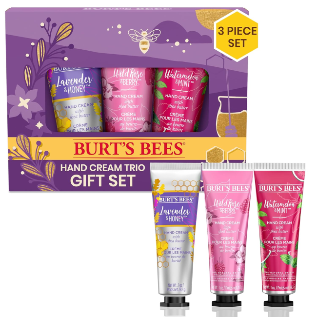 Burt's Bees Shea Butter Hand Cream Trio Set