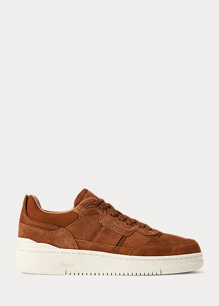 Polo Ralph Lauren Masters Sport Leather-Suede Sneaker
