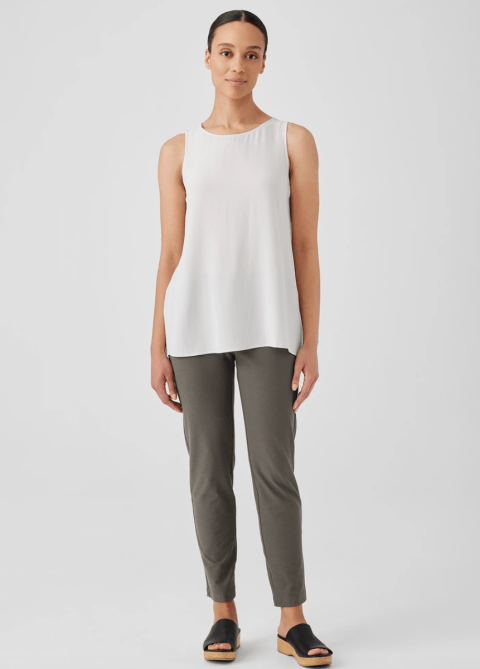 Eileen Fisher Washable Stretch Crepe Pant