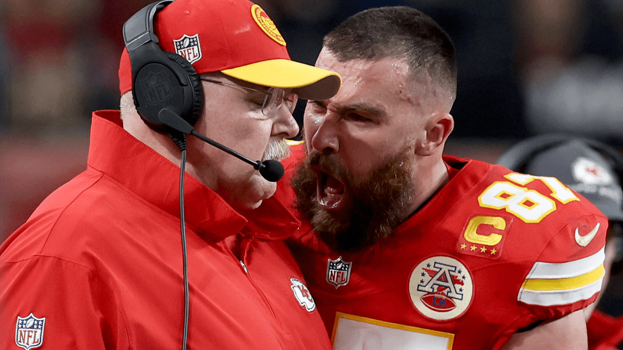 Travis Kelce Yelling At Coach Andy Reid During The Super Bowl Goes Viral