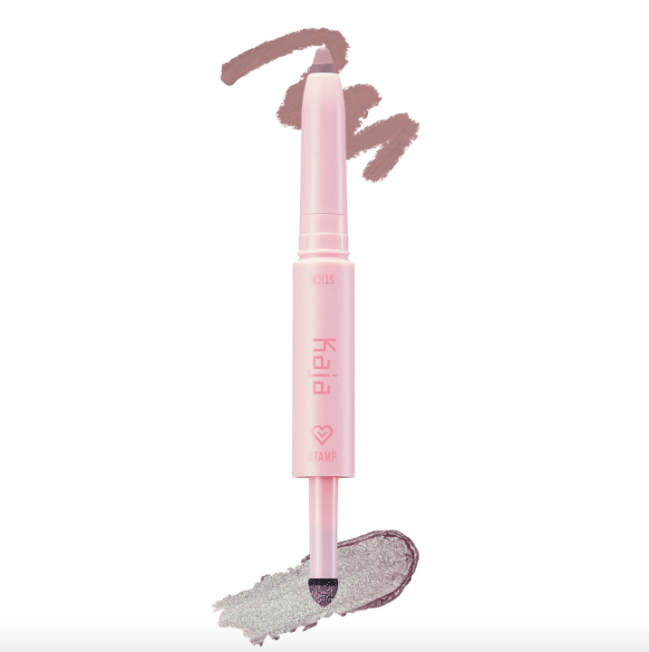 Kaja Wink Dazzle Dual-Ended Eyeshadow Stick in Mauve Mirage, a mauvey purple
