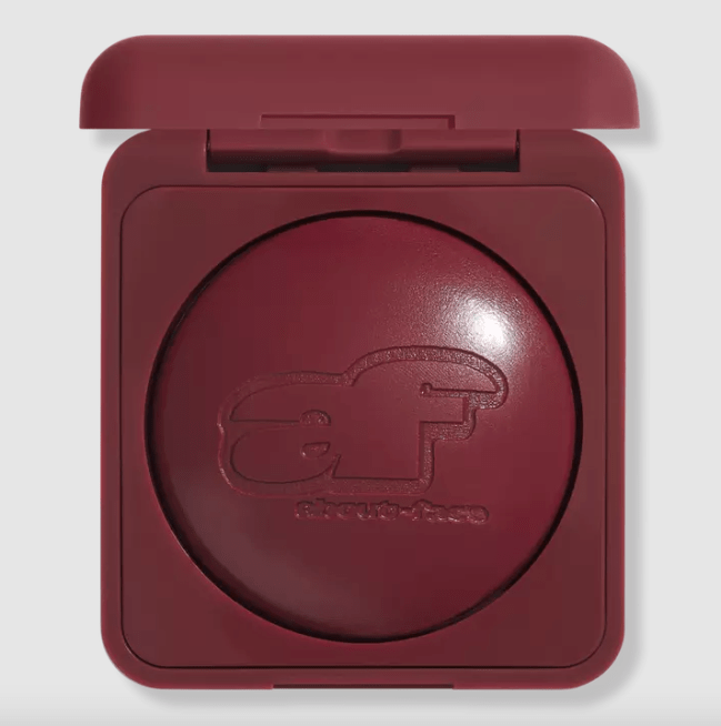 about-face Cheek Freak Blush Balm, a balm blush in a compact.