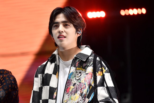 S.Coups of SEVENTEEN performs the 2022 LA3C Festival at Los Angeles State Historic Park on December 10, 2022 in Los Angeles, California