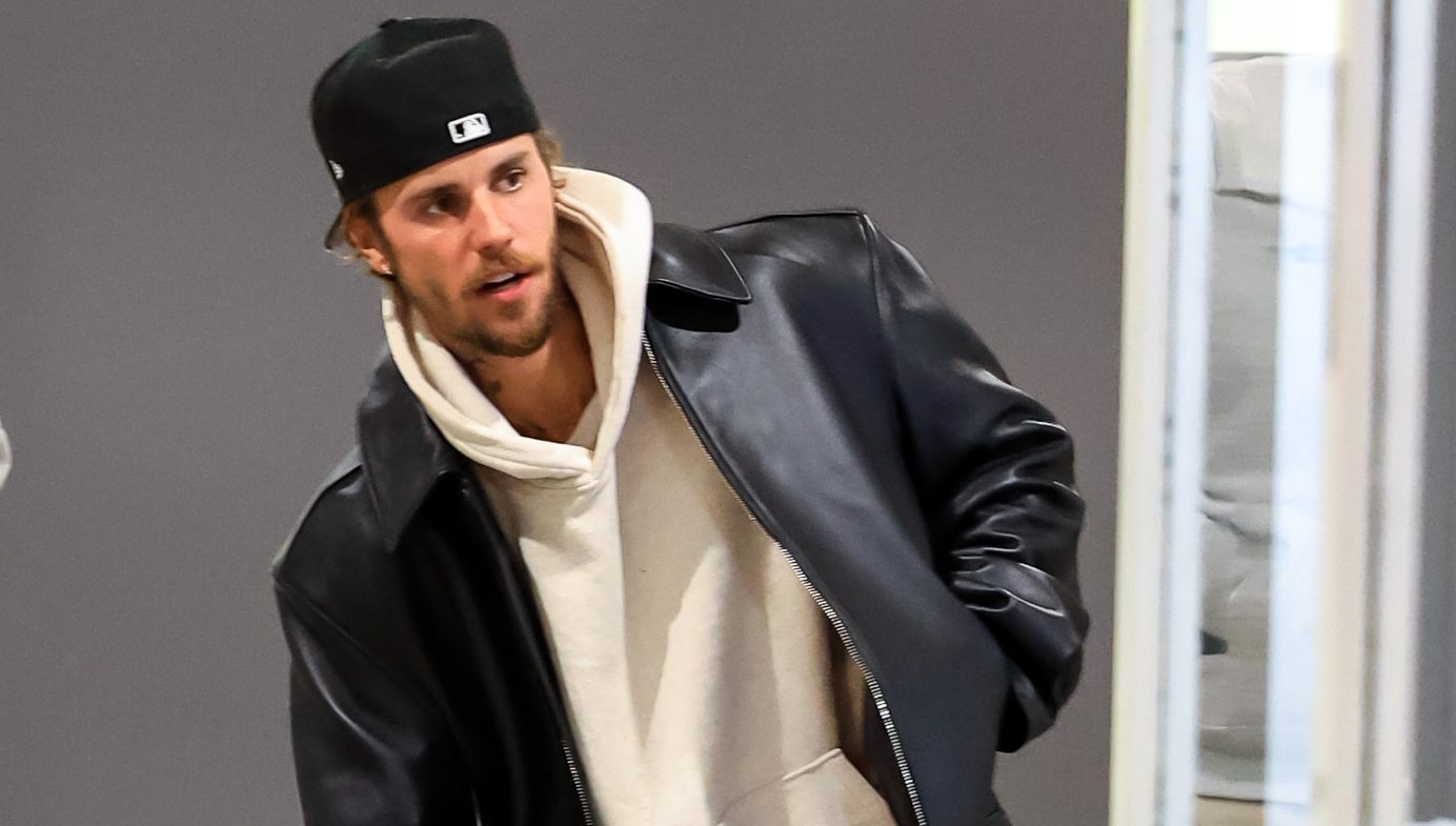 Justin Bieber is seen on April 17, 2024 in Los Angeles, California.