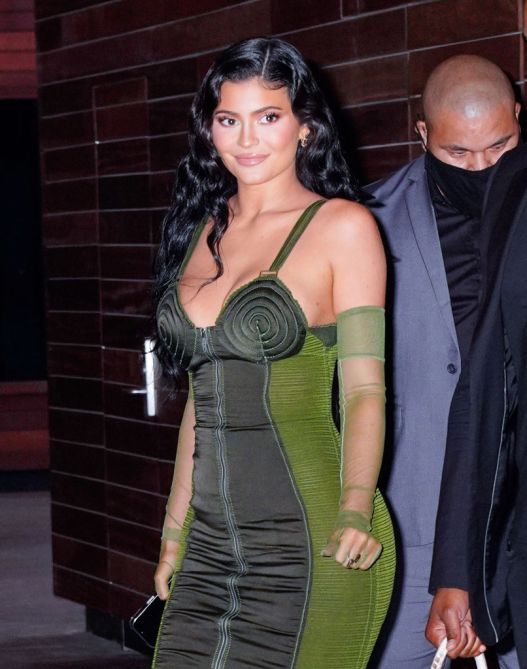 Kylie Jenner departs the 2021 Parsons Award event on June 15, 2021 in New York City.