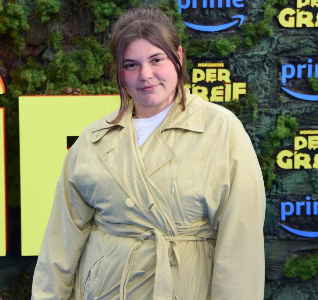 Runa Greiner attends the "Hohlbeins - Der Greif" premiere at UCI Luxe Mercedes Platz on May 24, 2023 in Berlin, Germany.