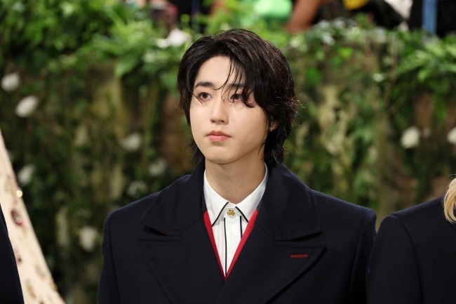 NEW YORK, NEW YORK - MAY 06: Han of Stray Kids attends The 2024 Met Gala Celebrating "Sleeping Beauties: Reawakening Fashion" at The Metropolitan Museum of Art on May 06, 2024 in New York City.