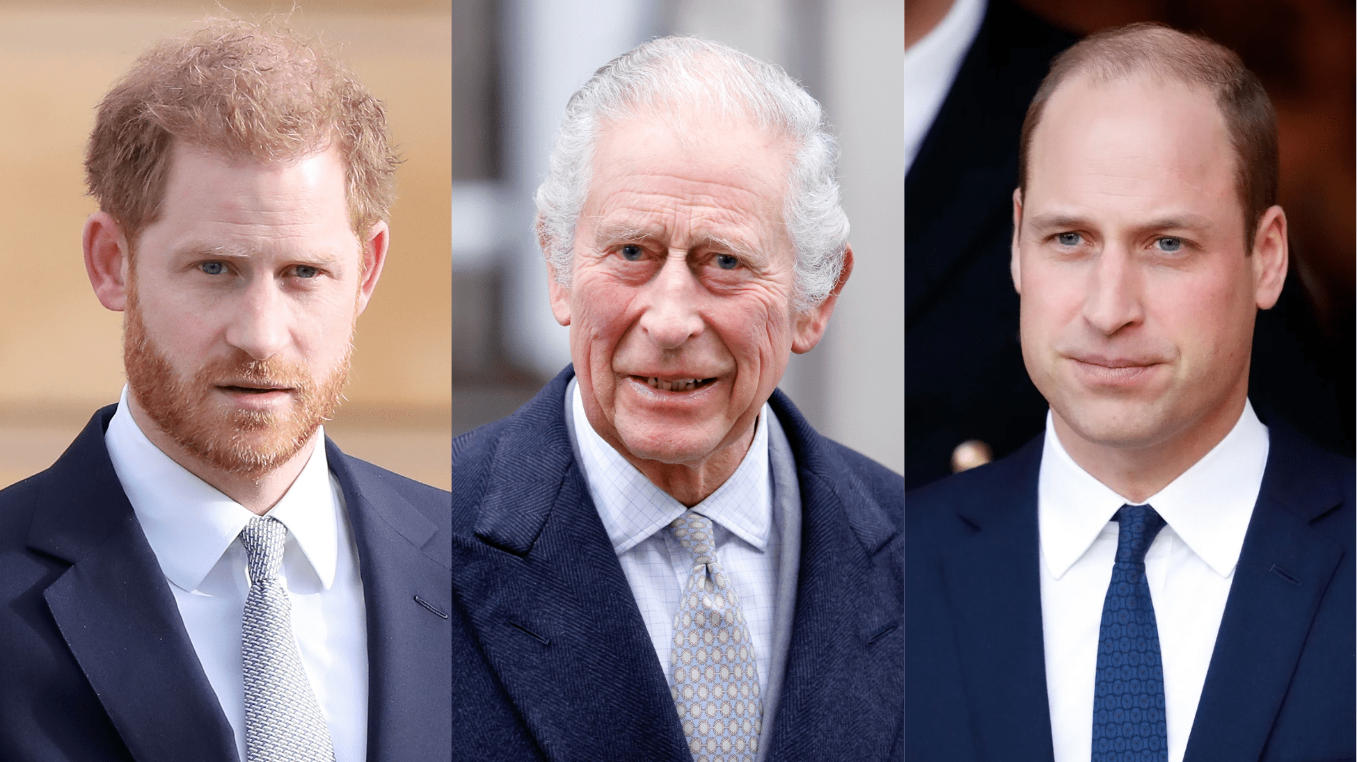 Prince Harry, King Charles, Prince William