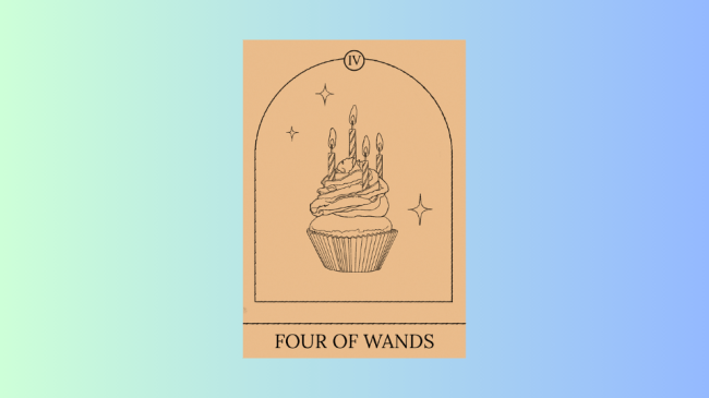 4 of Wands Tarot