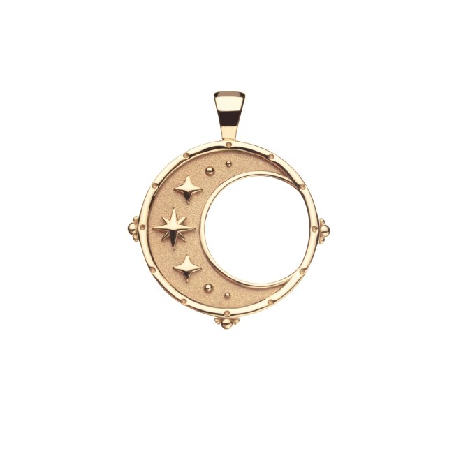 Jane Win FOREVER Moon and Back Pendant Coin