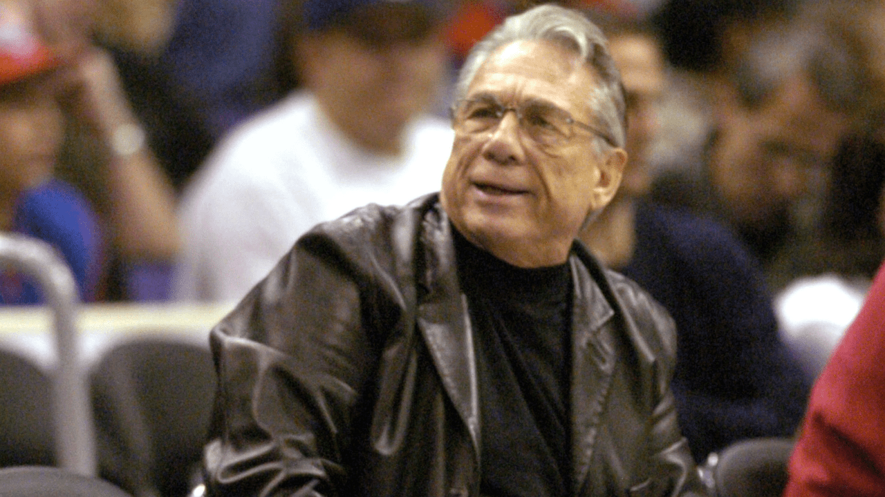 Los Angeles Clipppers owner Donald Sterling aka Donald T. Sterling watches game against the New Jersey Nets at the Staples Center in Los Angeles, Calif. on Nov. 25, 2004.