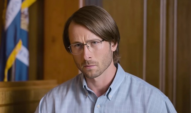Glen Powell in Netflix's Hit Man as Gary Johnson