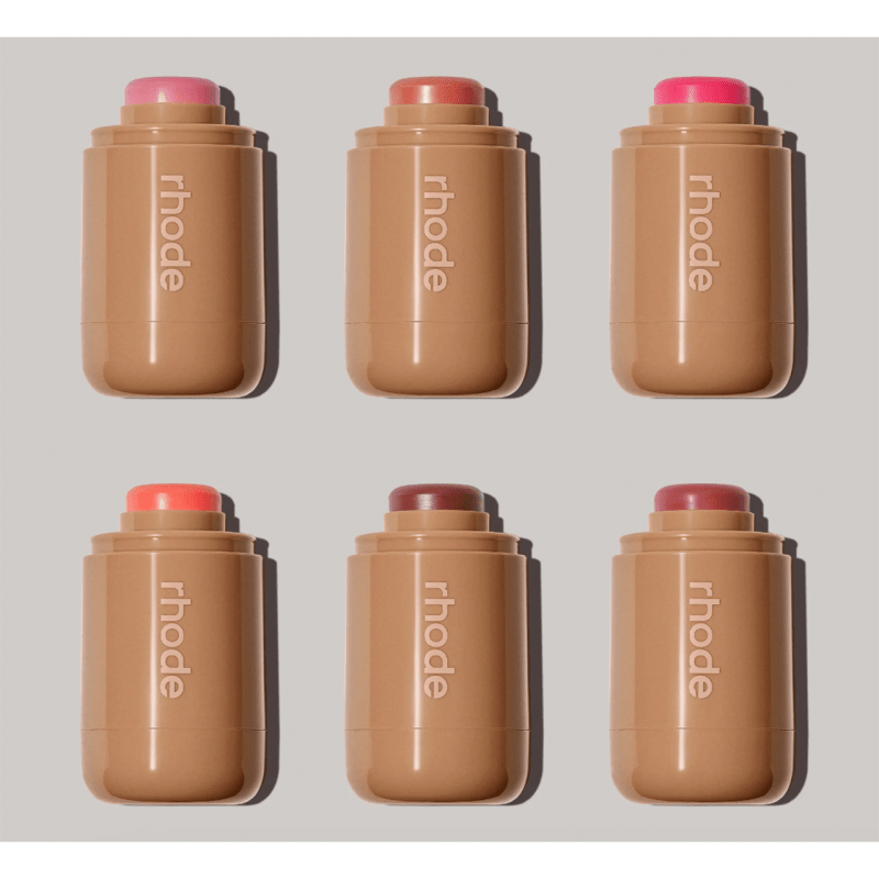 Rhode Pocket Blush in 6 different shades.