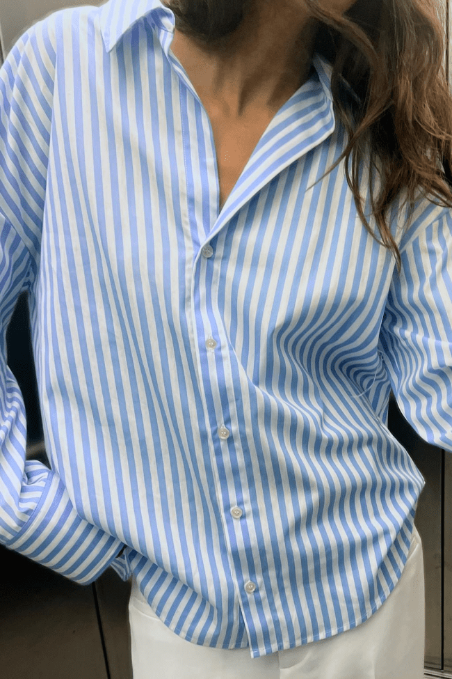 Zara Striped Poplin Shirt