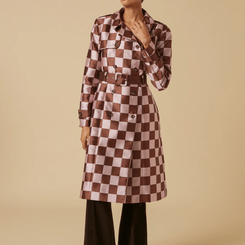Women’s Fall Coat Trends 2024: Leather Bombers, Plaid Blazers, & More