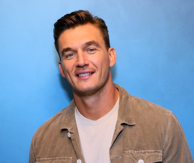 Tyler Cameron visits Sirius XM at SiriusXM Studios on September 20, 2023 in New York City.