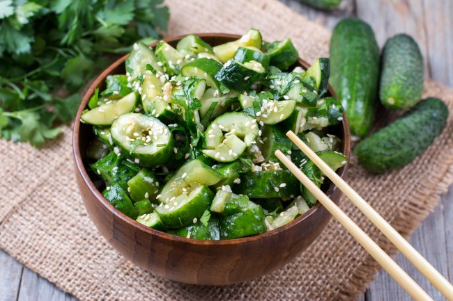 Ponzu Cucumber Salad