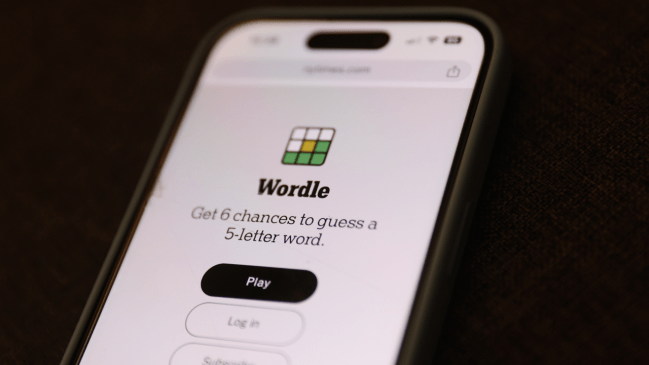 Wordle game from the NYT.