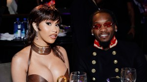 Cardi B and Offset attend the Pre-GRAMMY Gala & GRAMMY Salute to Industry Icons Honoring Julie Greenwald and Craig Kallman on February 04, 2023 in Los Angeles, California.
