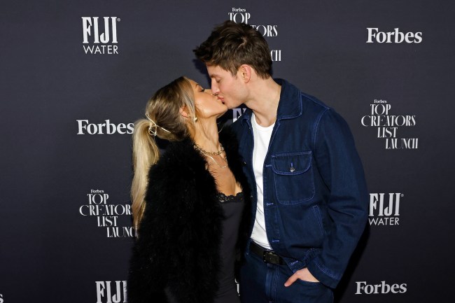 Jessica Lord and Matt Rife attend the Forbes Top 50 Creators Celebration at Forbes on Fifth on November 09, 2023 in New York City. 