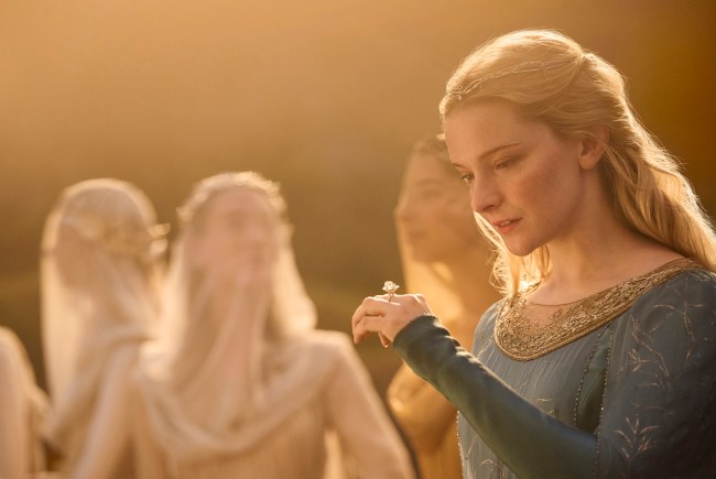 Morfydd Clark as Galadriel in The Rings of Power