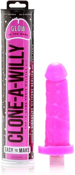 A "Clone-A-Willy" toy in its packaging