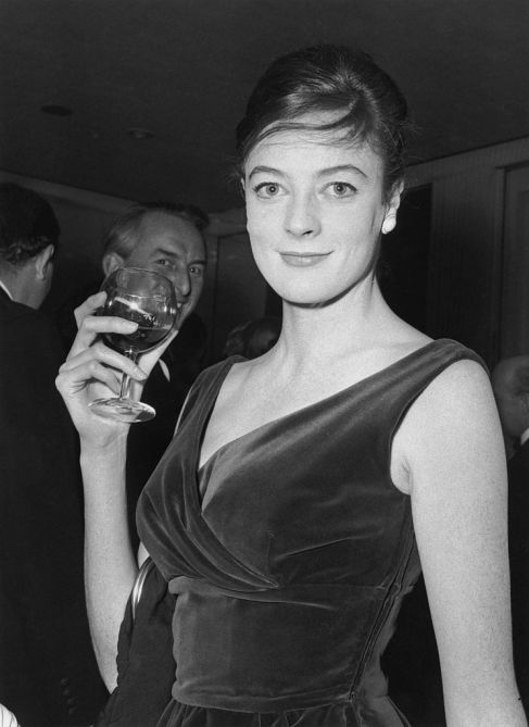 English actress Maggie Smith at the Evening Standard Theatre Awards, London, 25th January 1962