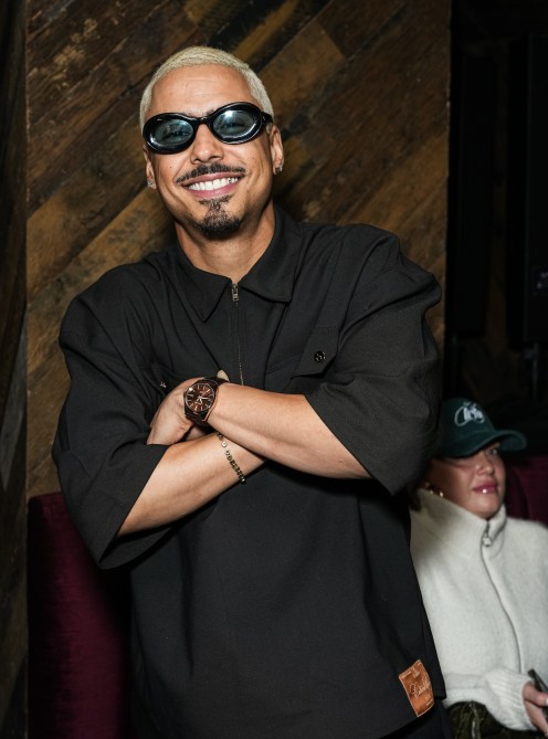 NEW YORK, NEW YORK - SEPTEMBER 08: (EXCLUSIVE COVERAGE) Quincy Brown attends "ETA" release party on September 08, 2024 in New York City.