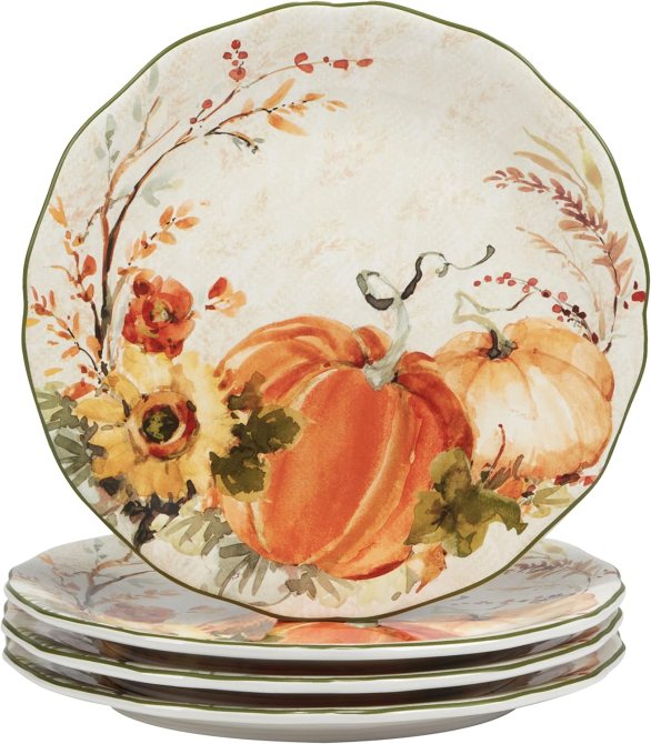 Certified International Harvest Morning Dinner Plates