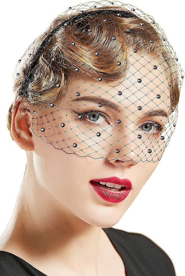 Mesh Veil Headband