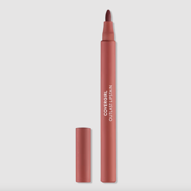 Covergirl Outlast Lipstain in a mauve tube.