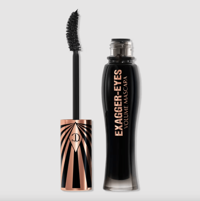 Charlotte Tilbury Exagger-eyes Volume Mascara in a black tube.