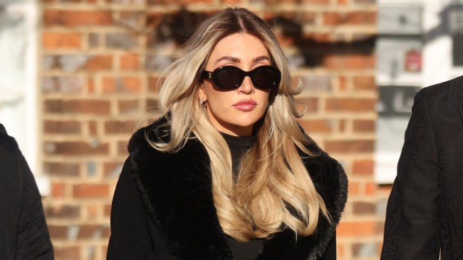 Kate Cassidy at Liam Payne's funeral