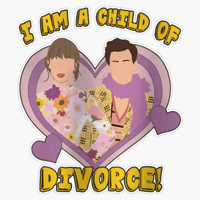 Vision Signs "I Am A Child Of Divorce" Sticker Bumper Sticker Vinyl Decal 5"