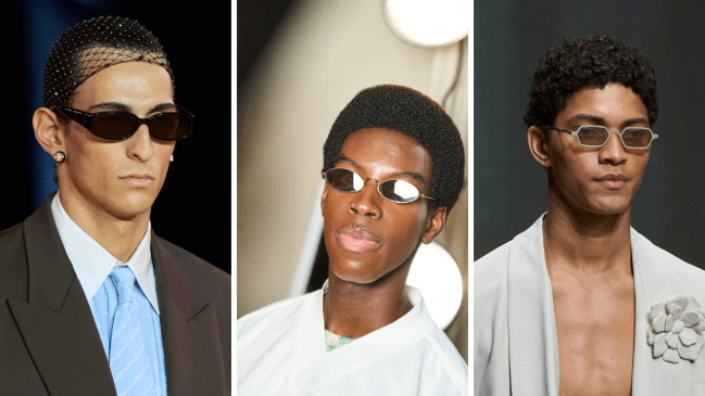 casablanca, theophilio, and armani sunglasses on the spring/summer 2025 runways