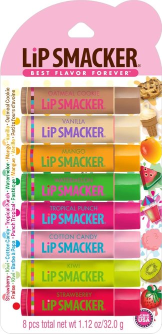 Lip Smacker Original & Best Holiday Flavored Lip Balm Party Pack